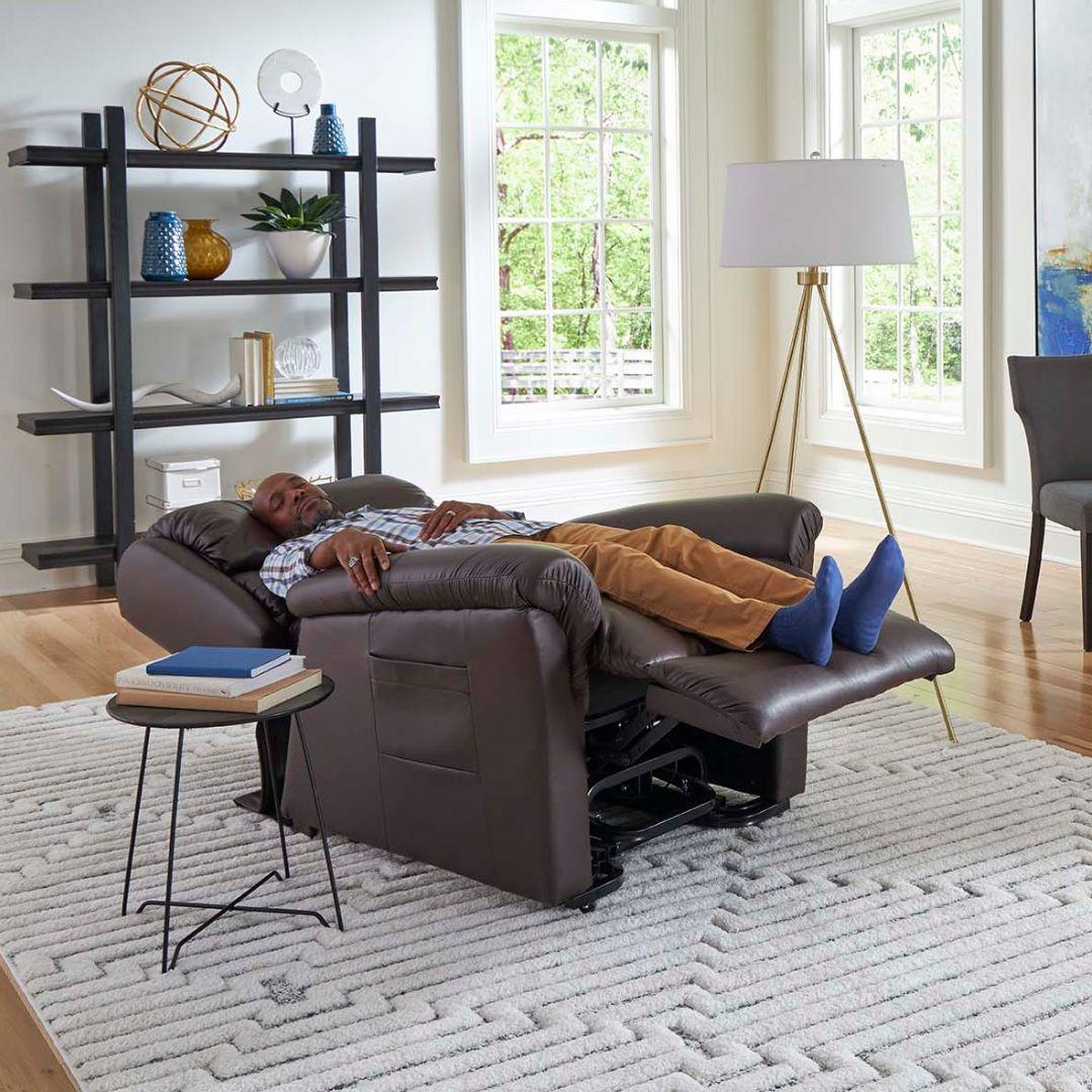 Beverly Hills Golden Tech PR-510 Cloud seat leather lift chair recliner